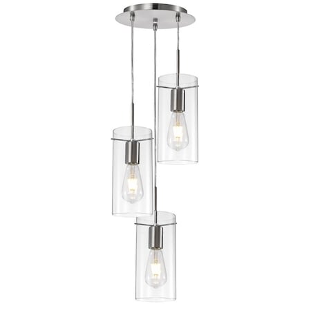 Sunpark Mini LED Pendant Light Fixture, Oil Rubbed Bronze P117-A-3-62-E26 (No Bulb)